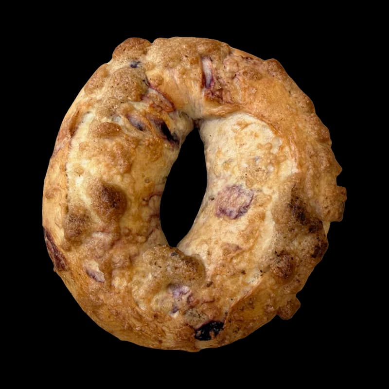 Blueberry Crumb bagel
