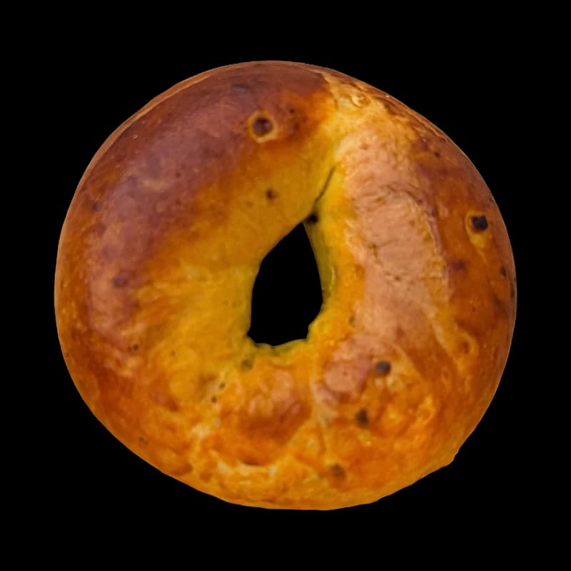 Jalapeño Cheddar bagel