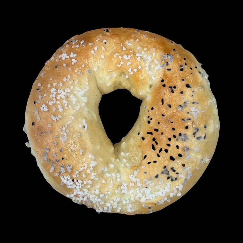 Salt bagel